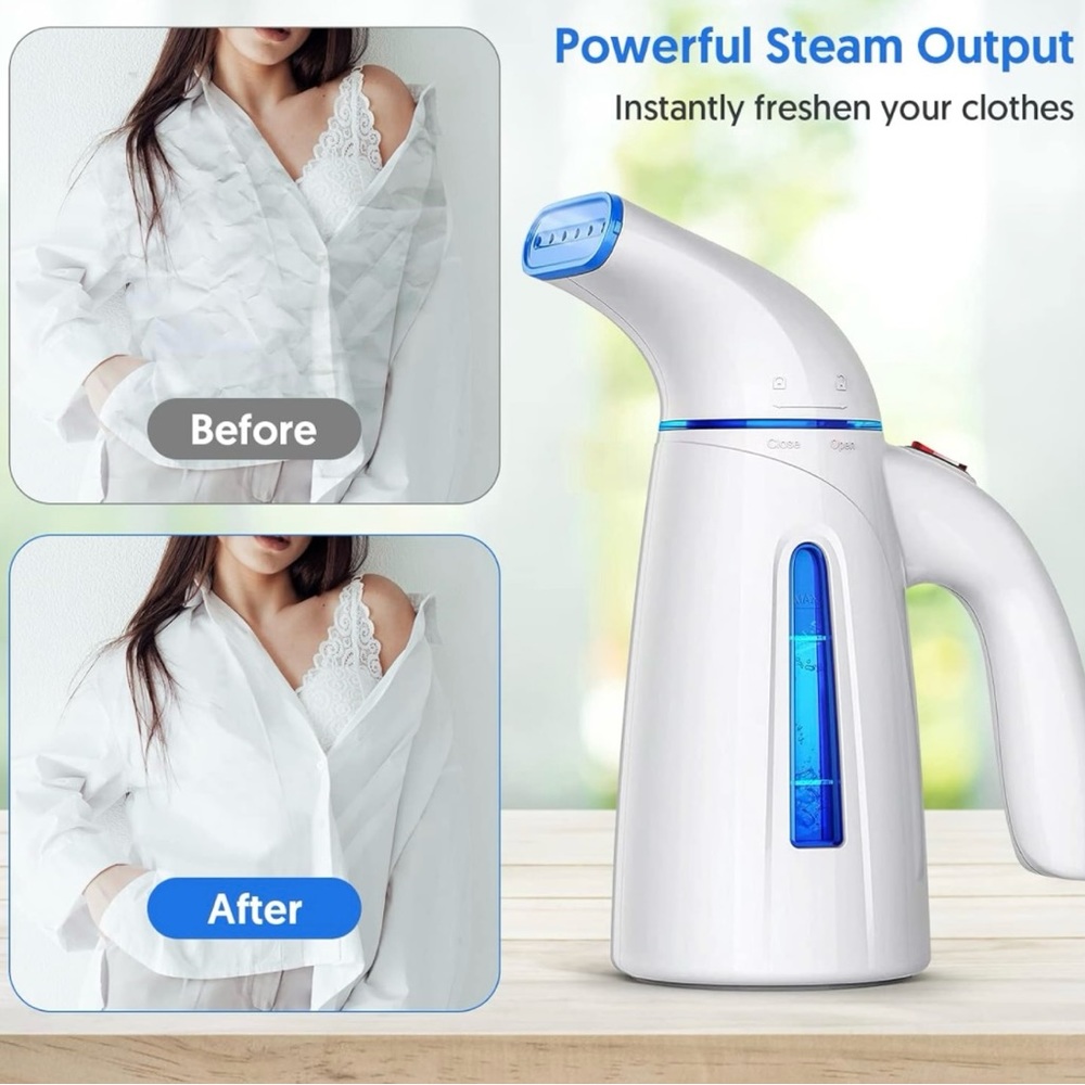 OGHom Steamer for Clothes Steamer, Handheld, 240ml Portable Travel